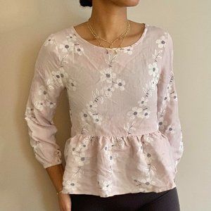 Peplum blouse